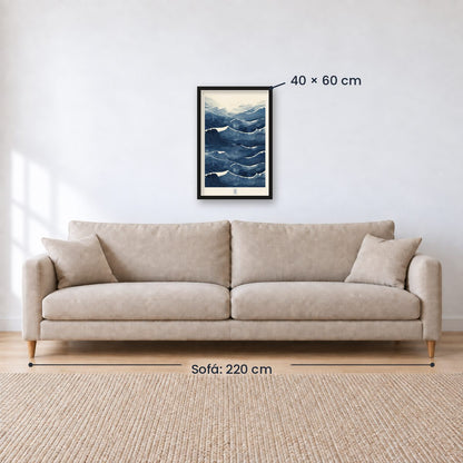 Cuadro Decorativo Azul como el mar AZUL X