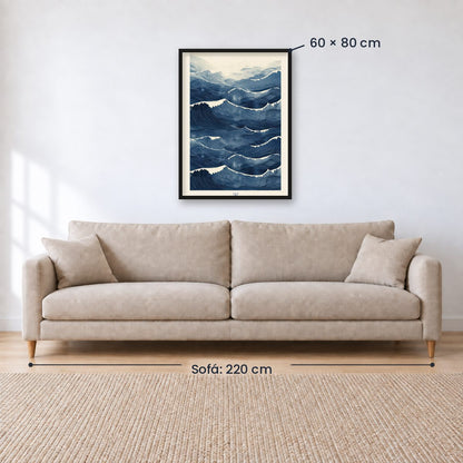 Cuadro Decorativo Azul como el mar AZUL X
