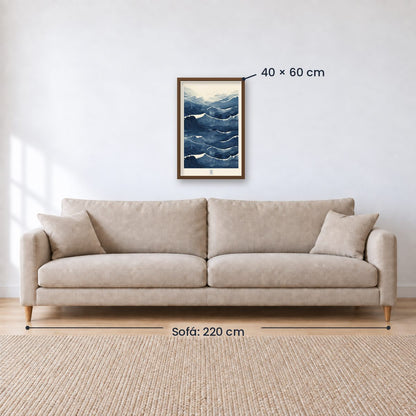 Cuadro Decorativo Azul como el mar AZUL X