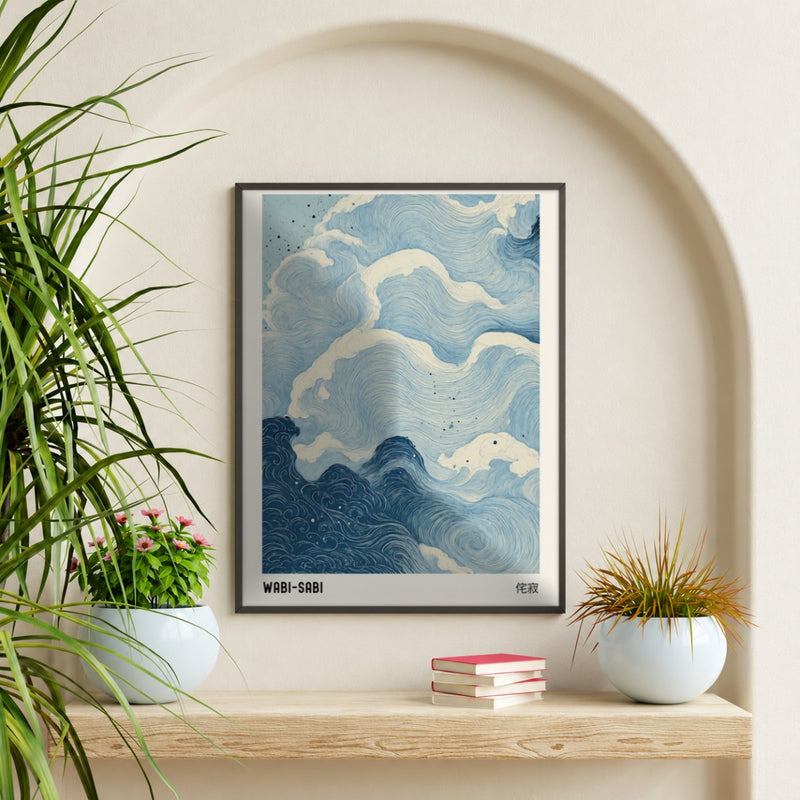 Cuadro Decorativo Azul como el mar AZUL XI