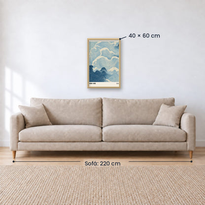 Cuadro Decorativo Azul como el mar AZUL XI