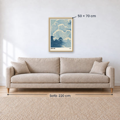 Cuadro Decorativo Azul como el mar AZUL XI