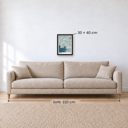 Cuadro Decorativo Azul como el mar AZUL XI