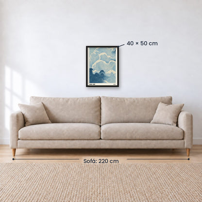 Cuadro Decorativo Azul como el mar AZUL XI