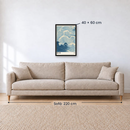 Cuadro Decorativo Azul como el mar AZUL XI