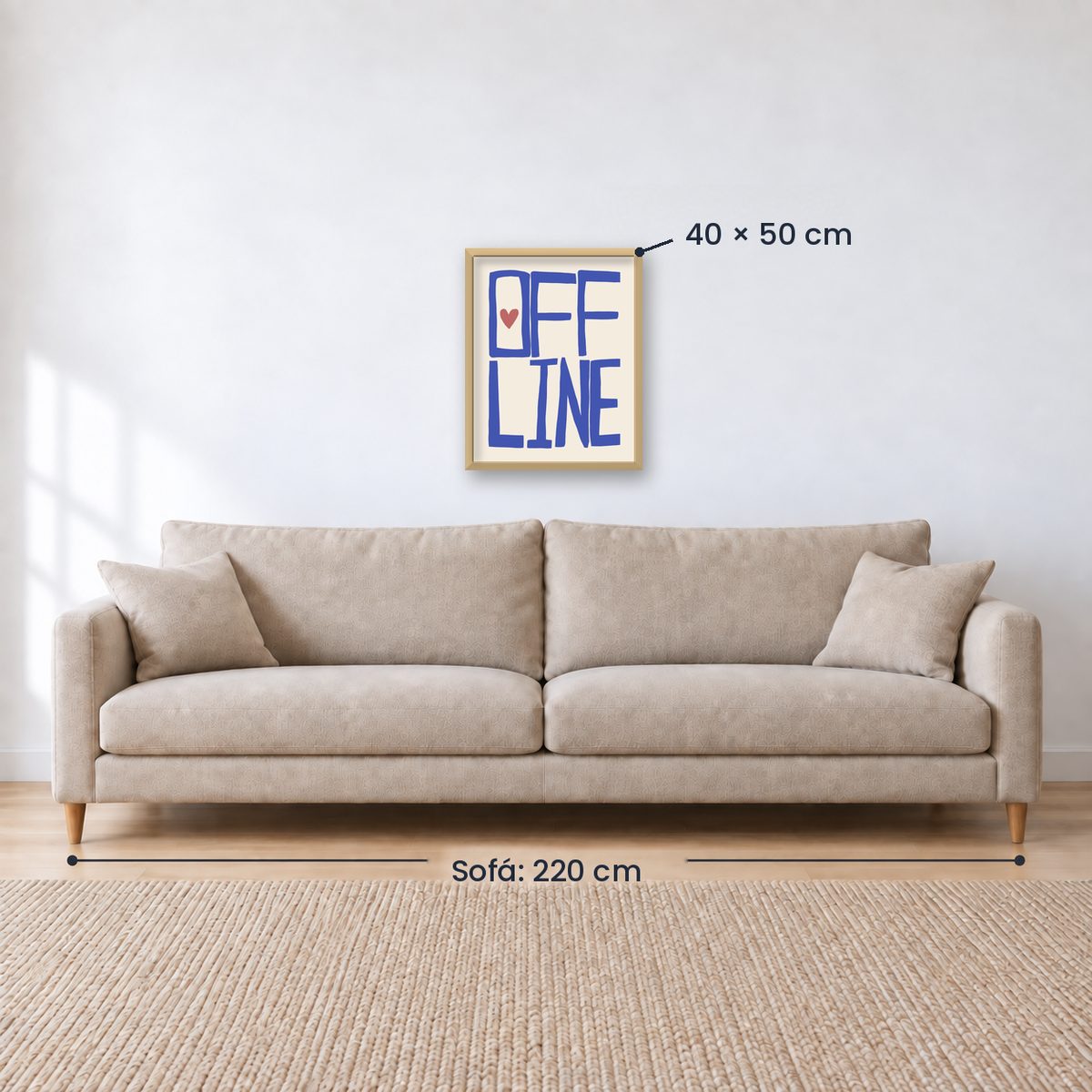 Cuadro Decorativo Azul como el mar AZUL XII