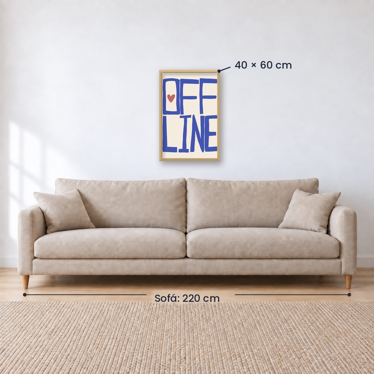 Cuadro Decorativo Azul como el mar AZUL XII