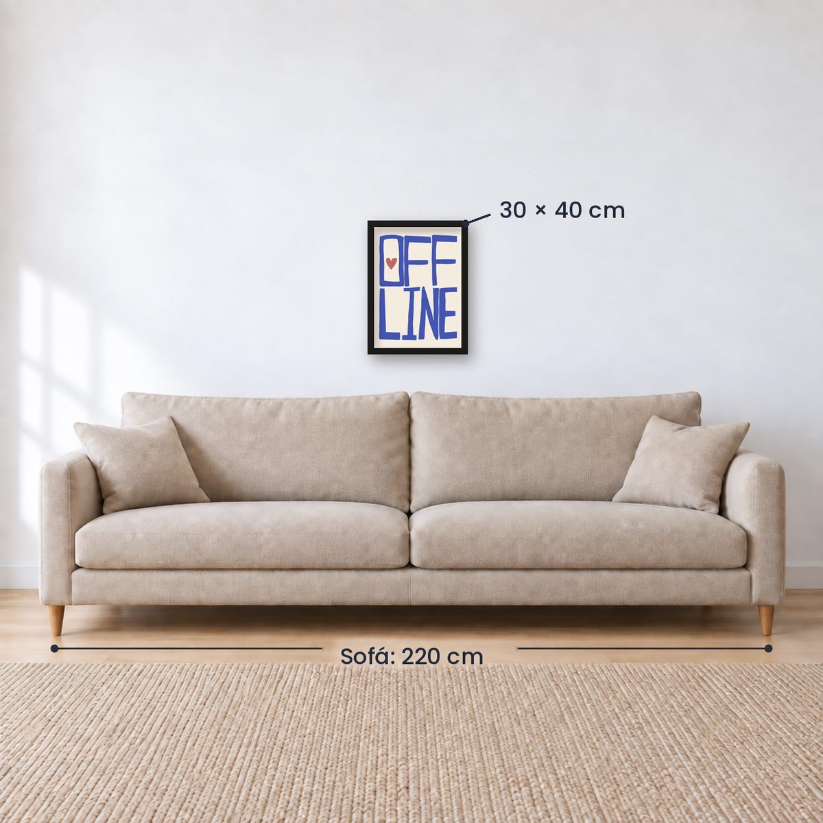 Cuadro Decorativo Azul como el mar AZUL XII