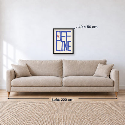 Cuadro Decorativo Azul como el mar AZUL XII