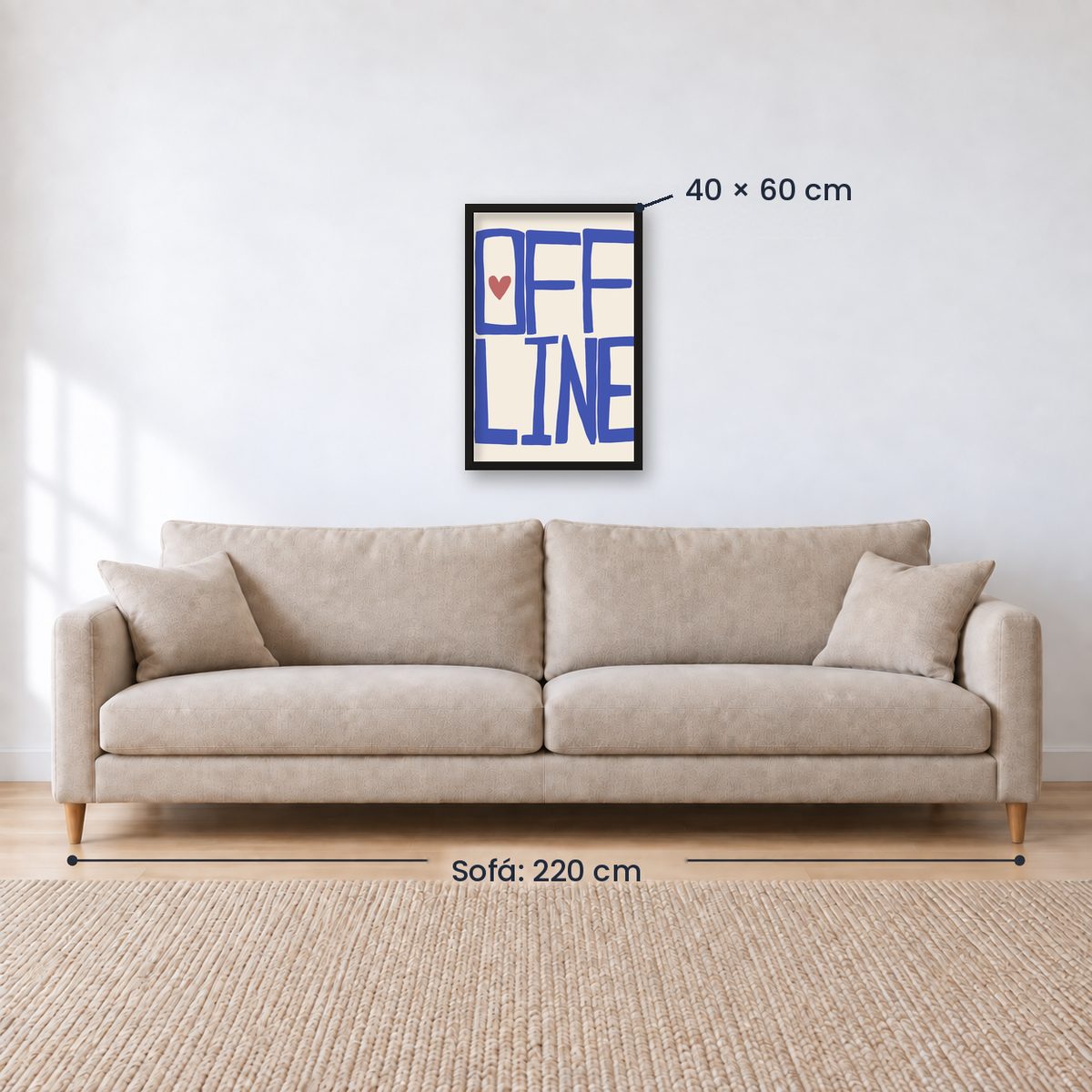 Cuadro Decorativo Azul como el mar AZUL XII