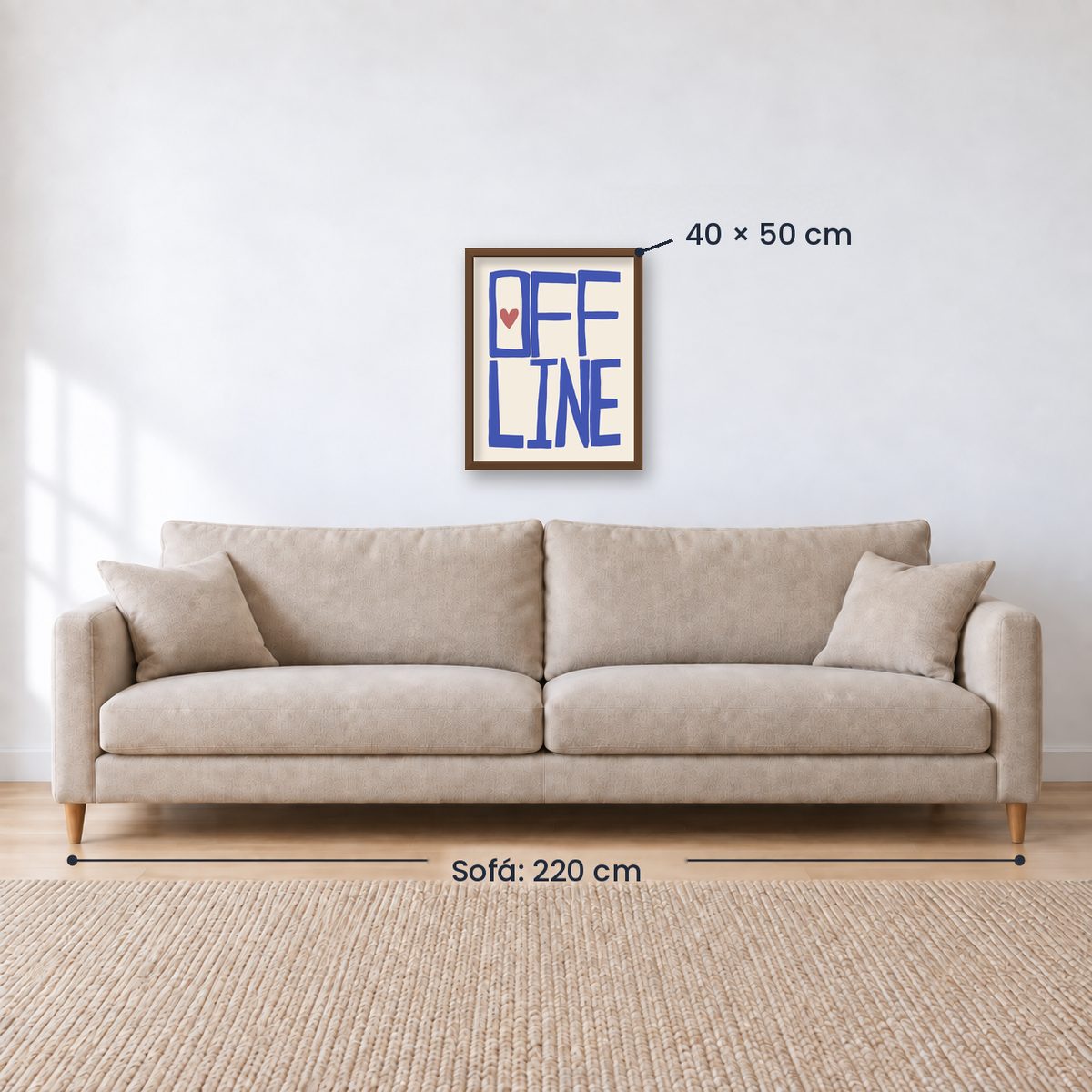 Cuadro Decorativo Azul como el mar AZUL XII