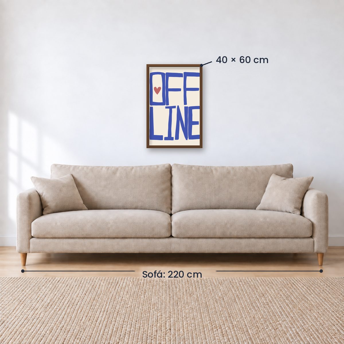 Cuadro Decorativo Azul como el mar AZUL XII