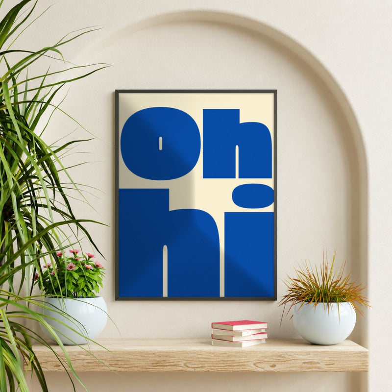 Cuadro Decorativo Azul como el mar AZUL XIII
