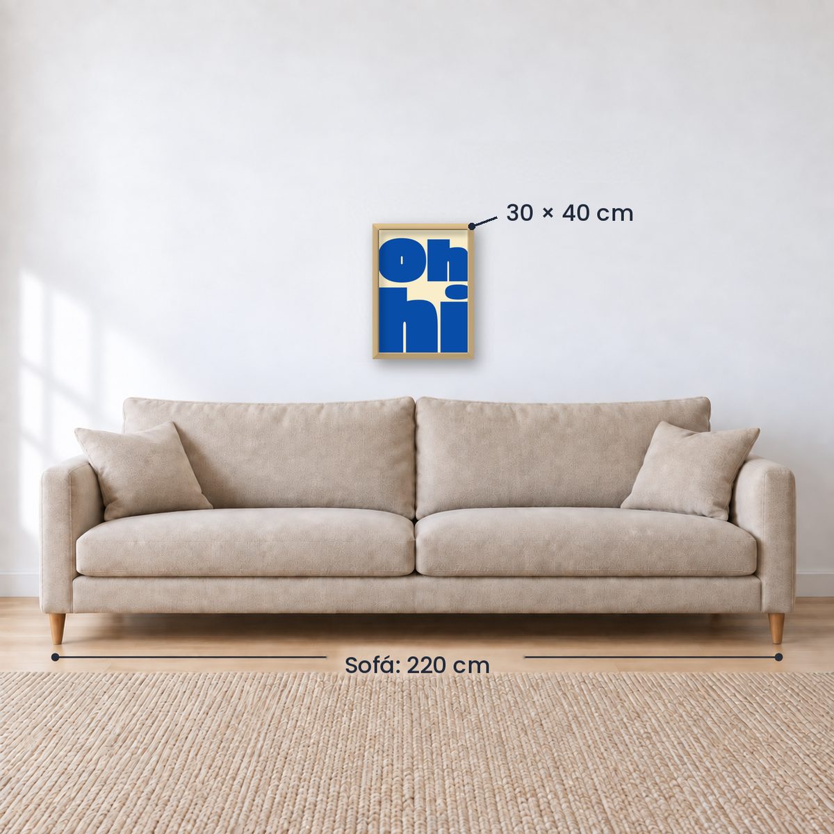 Cuadro Decorativo Azul como el mar AZUL XIII