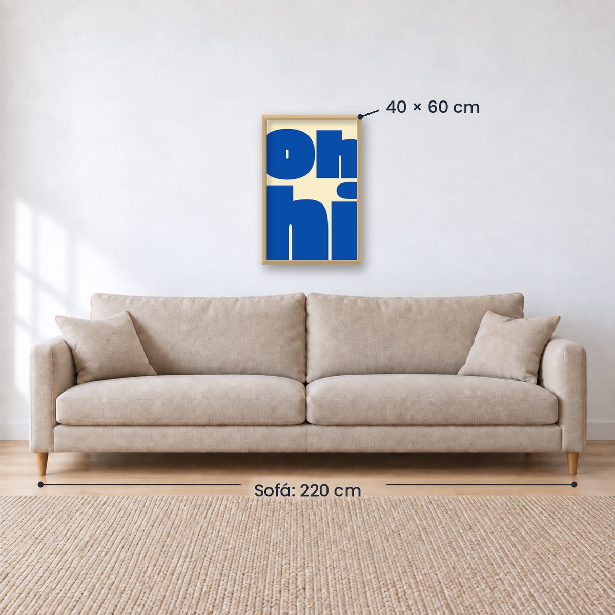 Cuadro Decorativo Azul como el mar AZUL XIII