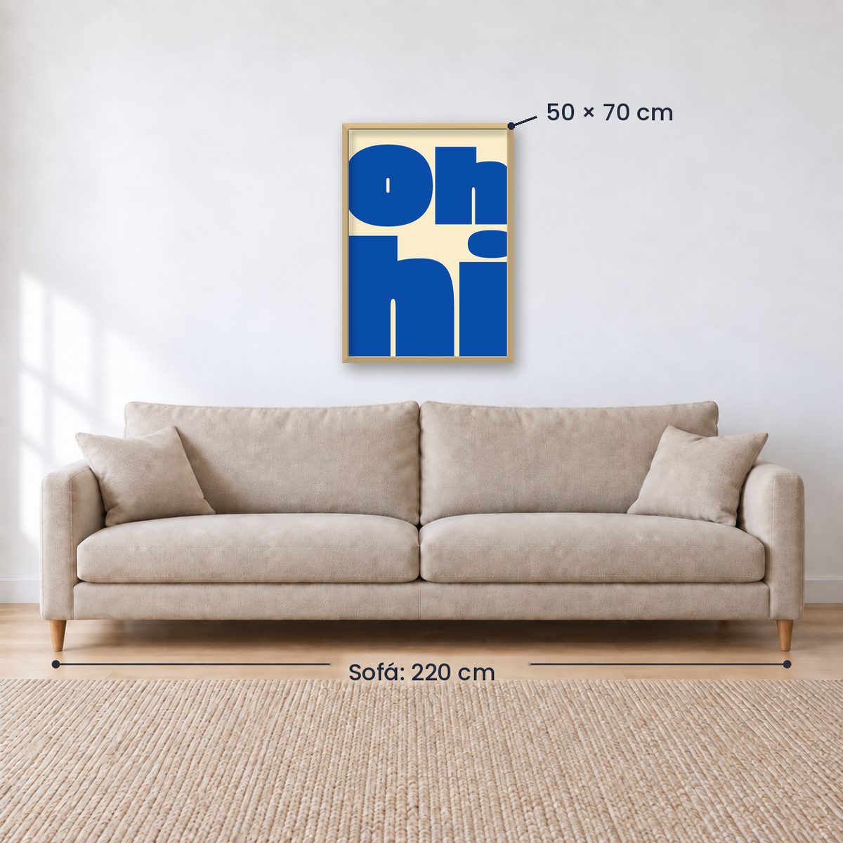Cuadro Decorativo Azul como el mar AZUL XIII