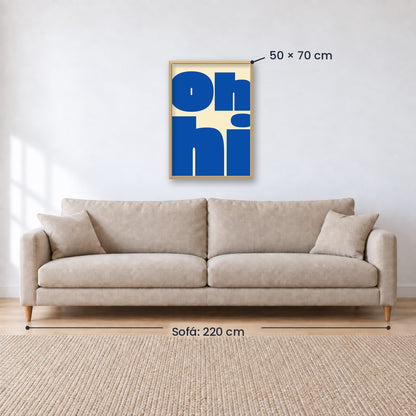 Cuadro Decorativo Azul como el mar AZUL XIII