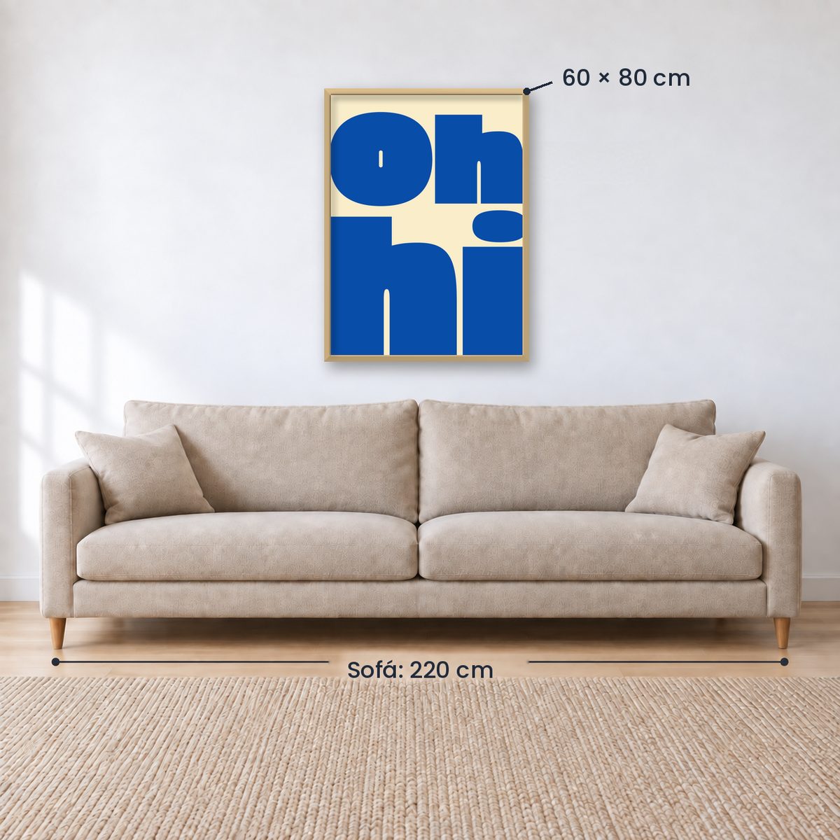 Cuadro Decorativo Azul como el mar AZUL XIII