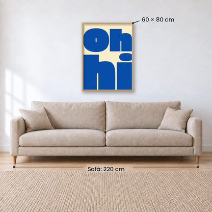 Cuadro Decorativo Azul como el mar AZUL XIII