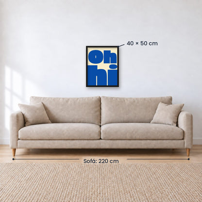 Cuadro Decorativo Azul como el mar AZUL XIII