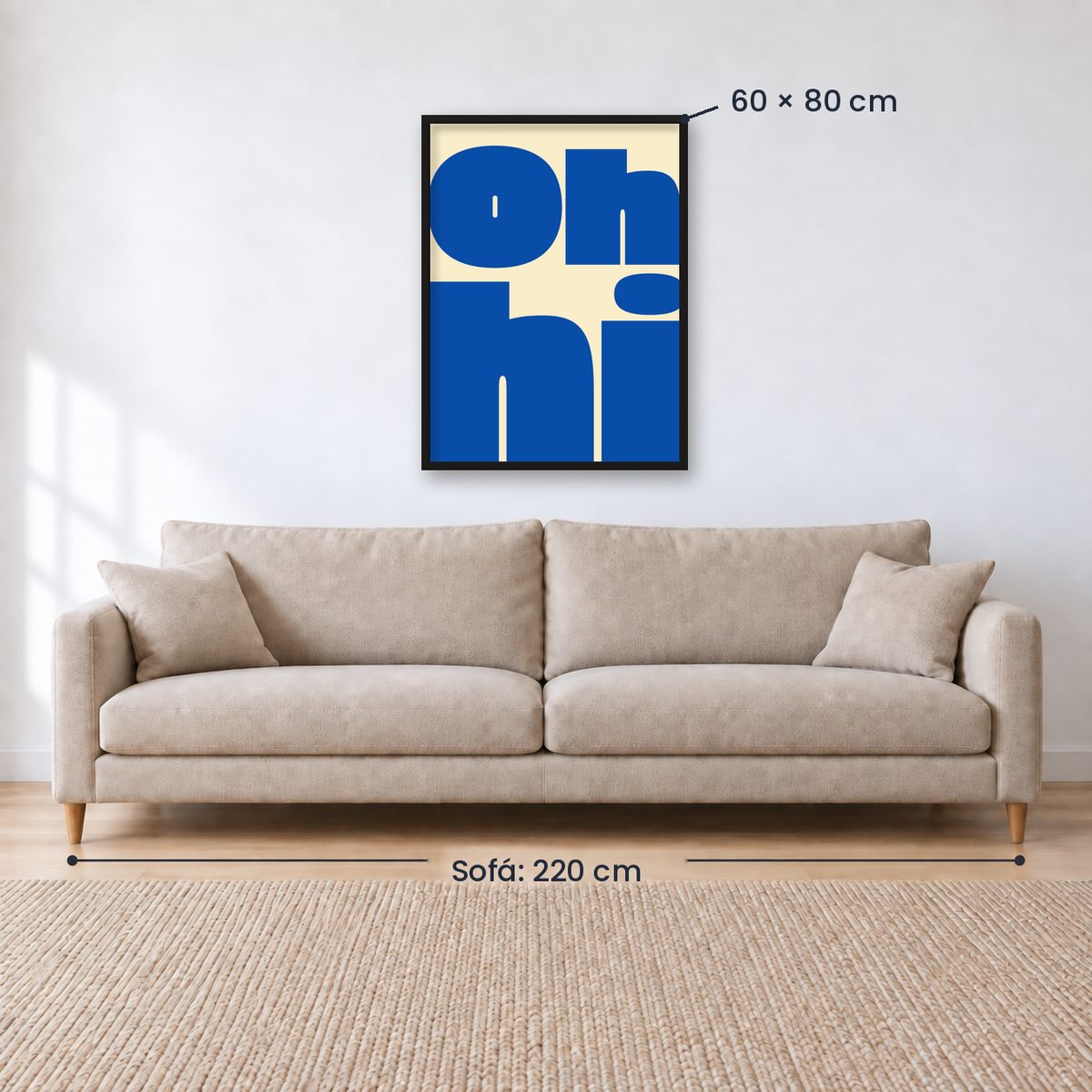 Cuadro Decorativo Azul como el mar AZUL XIII