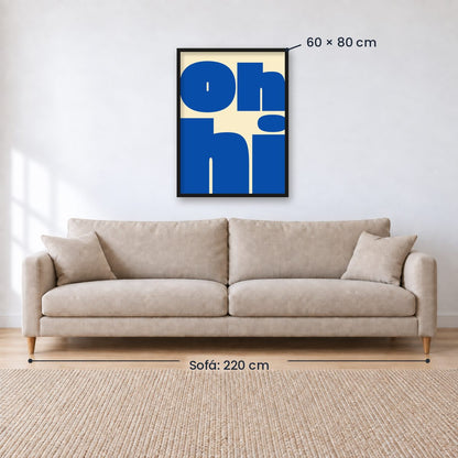 Cuadro Decorativo Azul como el mar AZUL XIII