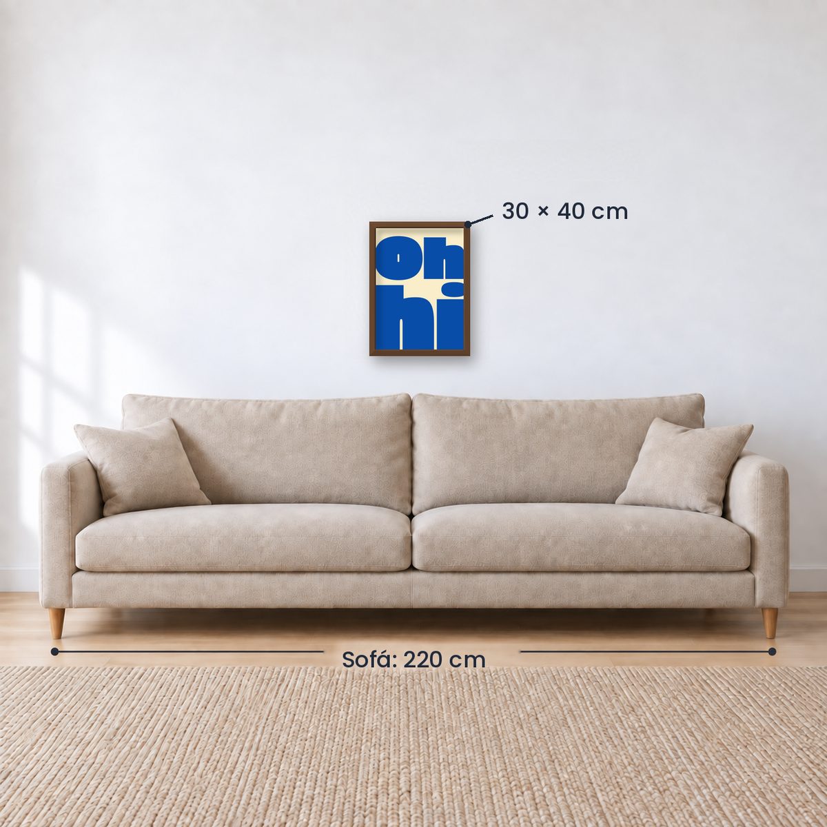 Cuadro Decorativo Azul como el mar AZUL XIII