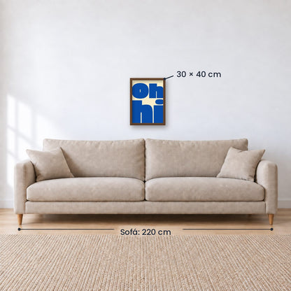 Cuadro Decorativo Azul como el mar AZUL XIII