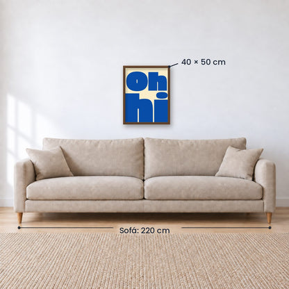 Cuadro Decorativo Azul como el mar AZUL XIII
