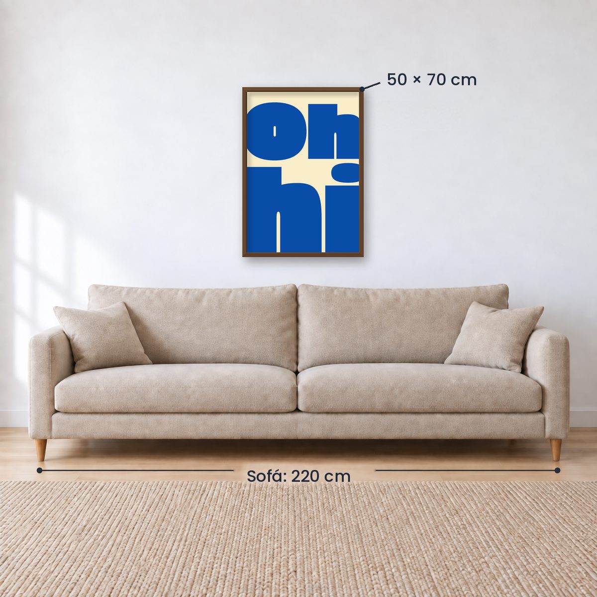 Cuadro Decorativo Azul como el mar AZUL XIII
