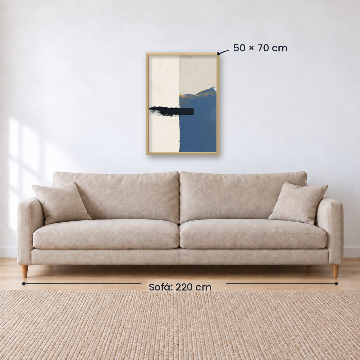 Cuadro Decorativo Azul como el mar AZUL XIX