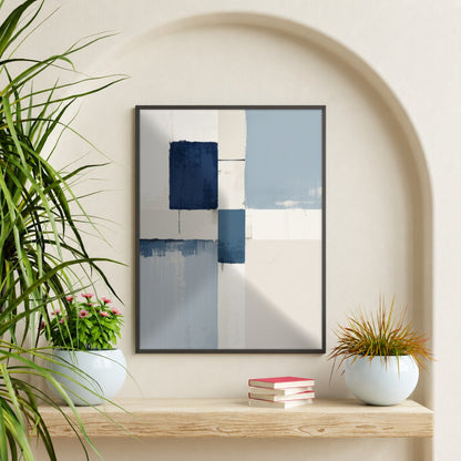 Cuadro Decorativo Azul como el mar AZUL XVI