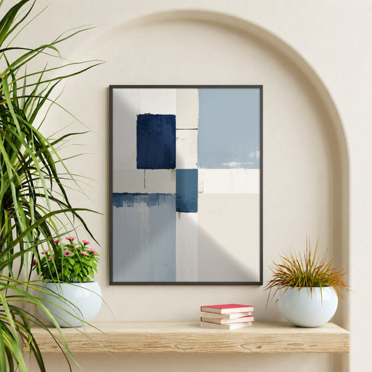 Cuadro Decorativo Azul como el mar AZUL XVI