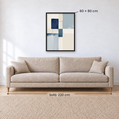 Cuadro Decorativo Azul como el mar AZUL XVI
