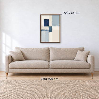 Cuadro Decorativo Azul como el mar AZUL XVI