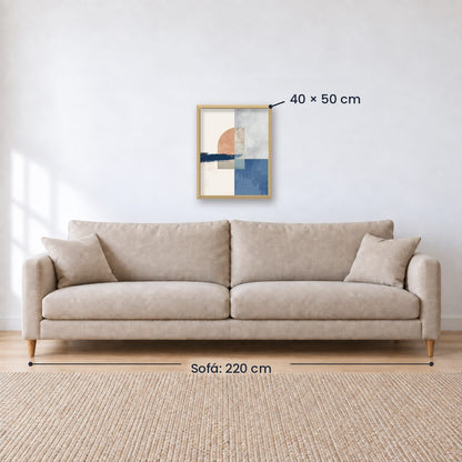 Cuadro Decorativo Azul como el mar AZUL XX