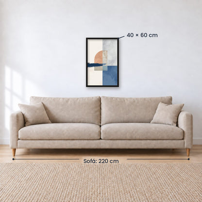 Cuadro Decorativo Azul como el mar AZUL XX