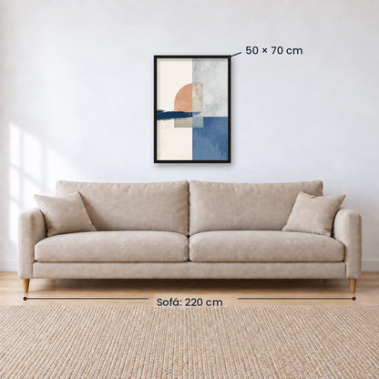 Cuadro Decorativo Azul como el mar AZUL XX