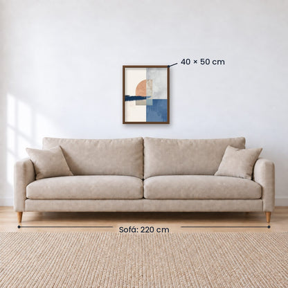 Cuadro Decorativo Azul como el mar AZUL XX