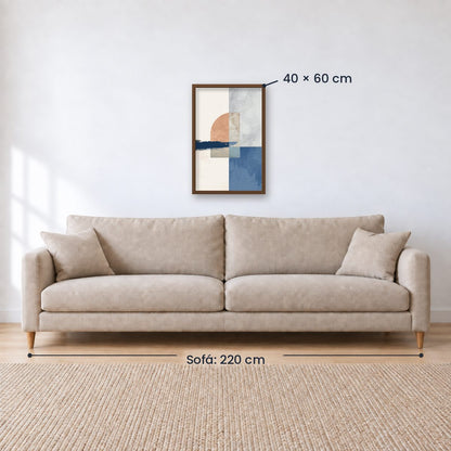 Cuadro Decorativo Azul como el mar AZUL XX