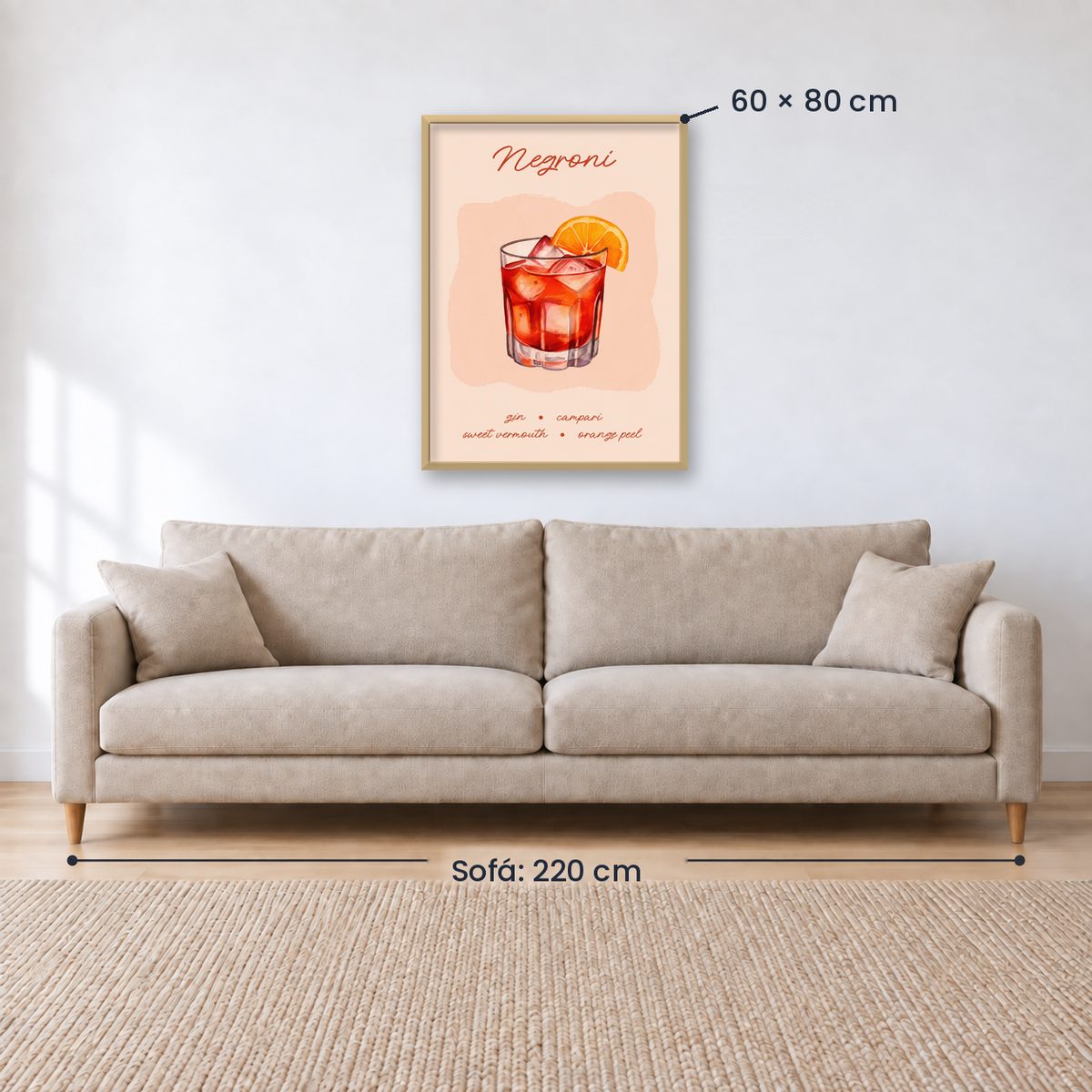 Cuadro Individual Barra, Tragos, The Bar Wall V