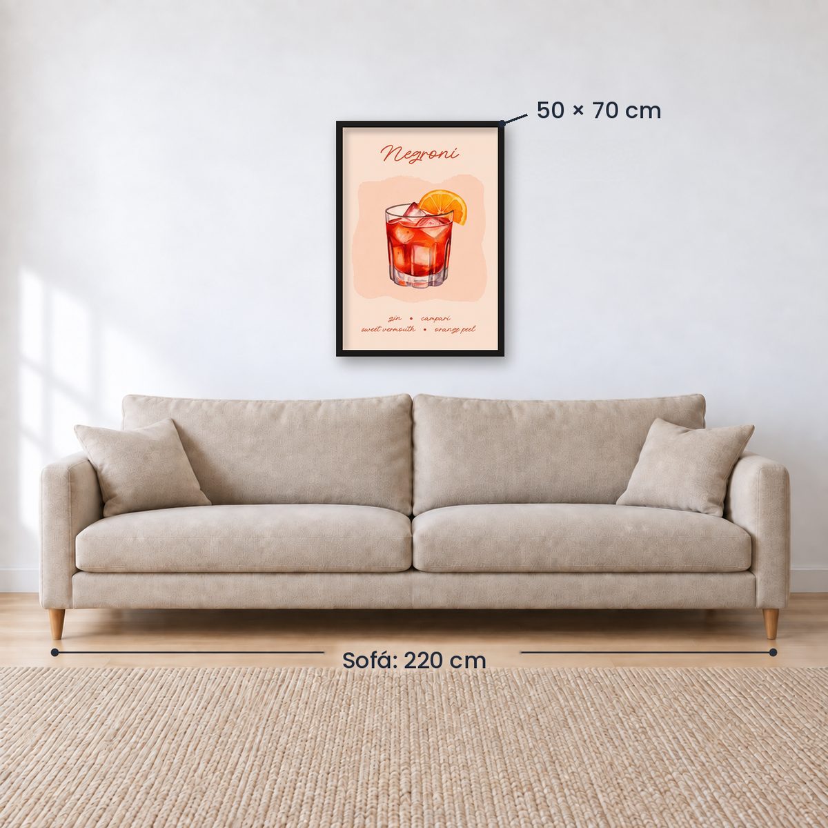 Cuadro Individual Barra, Tragos, The Bar Wall V