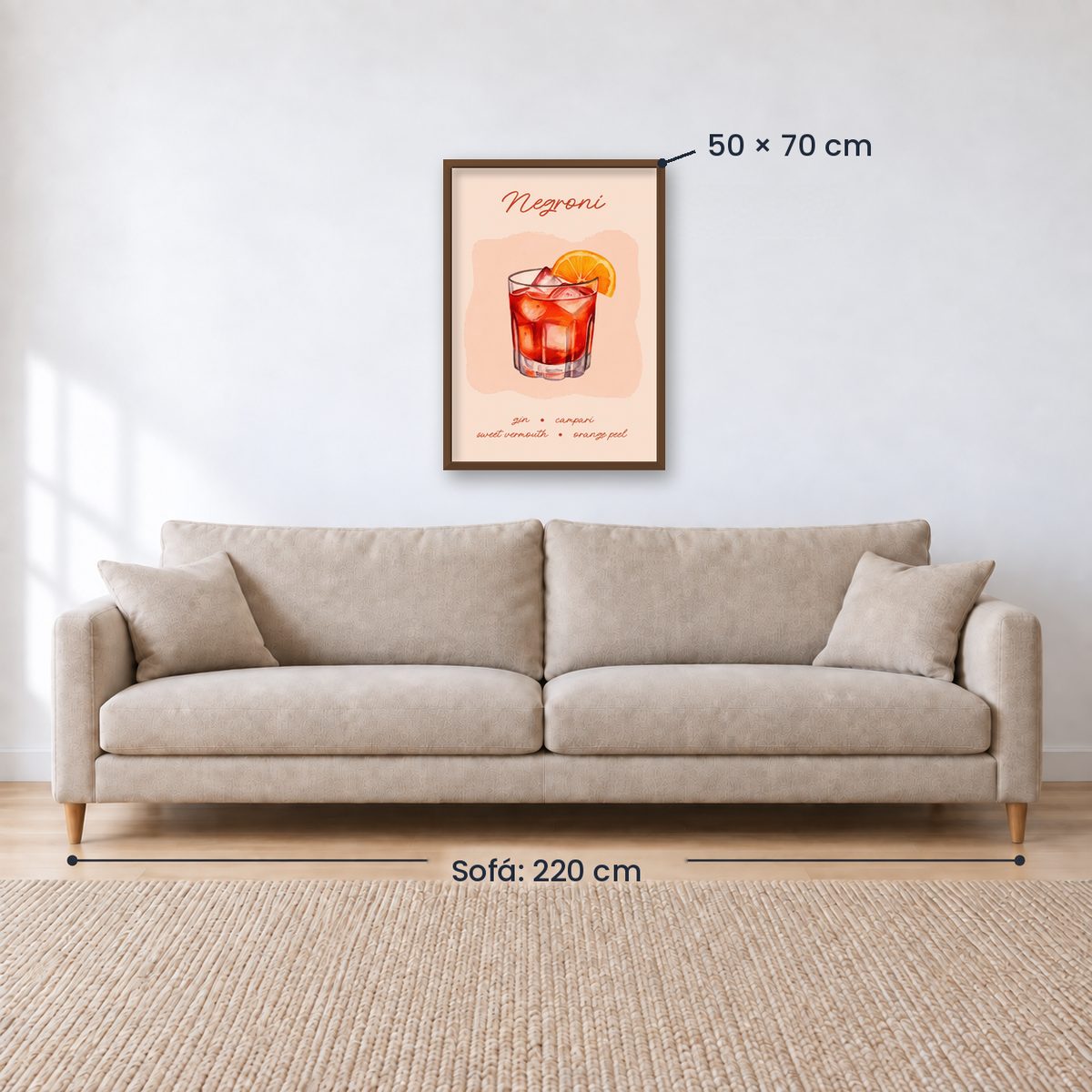 Cuadro Individual Barra, Tragos, The Bar Wall V