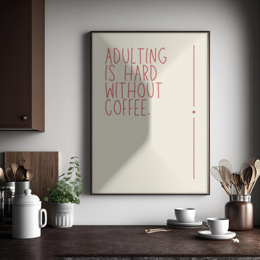 Cuadro Individual Coffee Mood XVIII