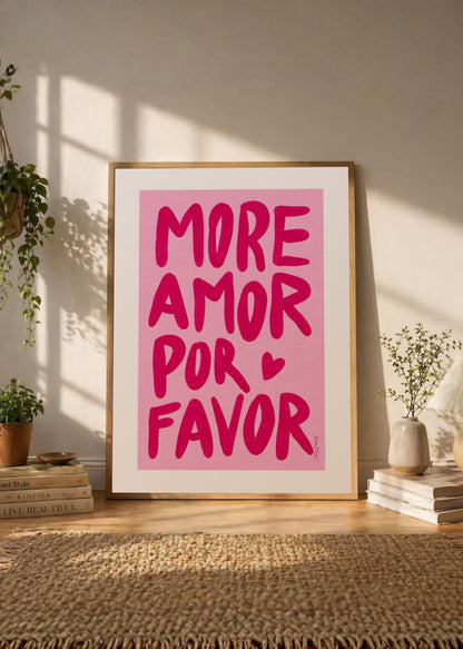 Cuadro Decorativo Colours in the Air, More Amor Por Favor