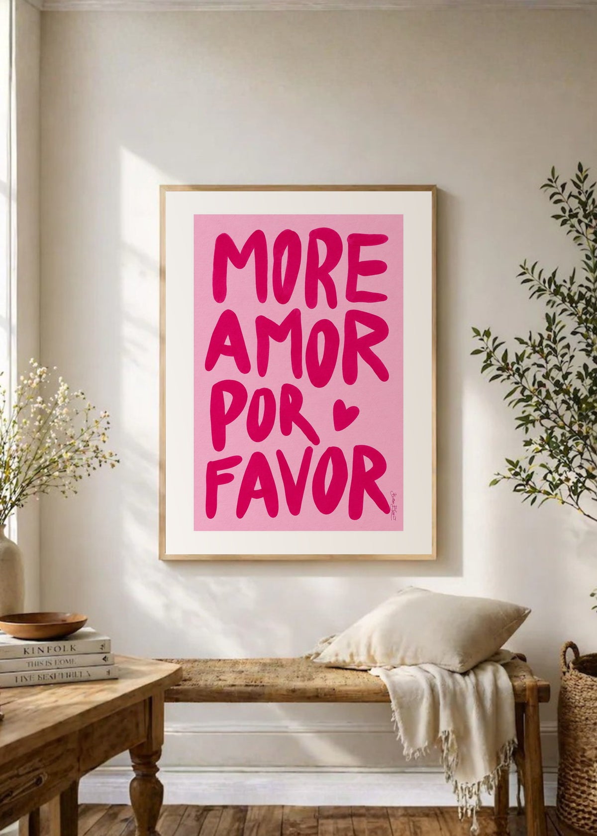 Cuadro Decorativo Colours in the Air, More Amor Por Favor
