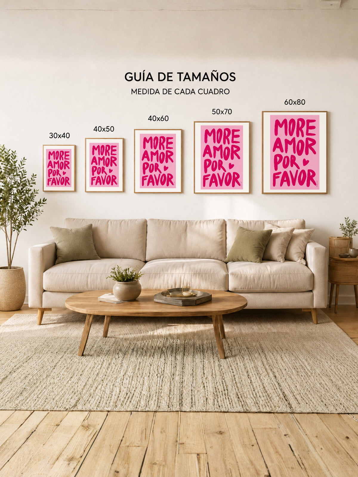 Cuadro Decorativo Colours in the Air, More Amor Por Favor