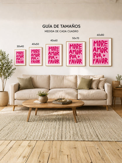 Cuadro Decorativo Colours in the Air, More Amor Por Favor