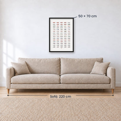 Cuadro Individual Deportes, Autos, The Man Cave Collection XX