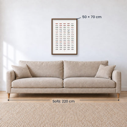 Cuadro Individual Deportes, Autos, The Man Cave Collection XX